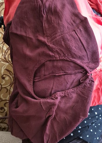 Bordo  Bluz - Görsel 6