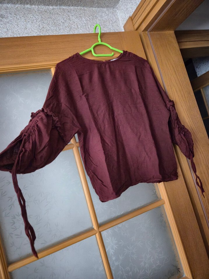 Bordo  Bluz - Görsel 2