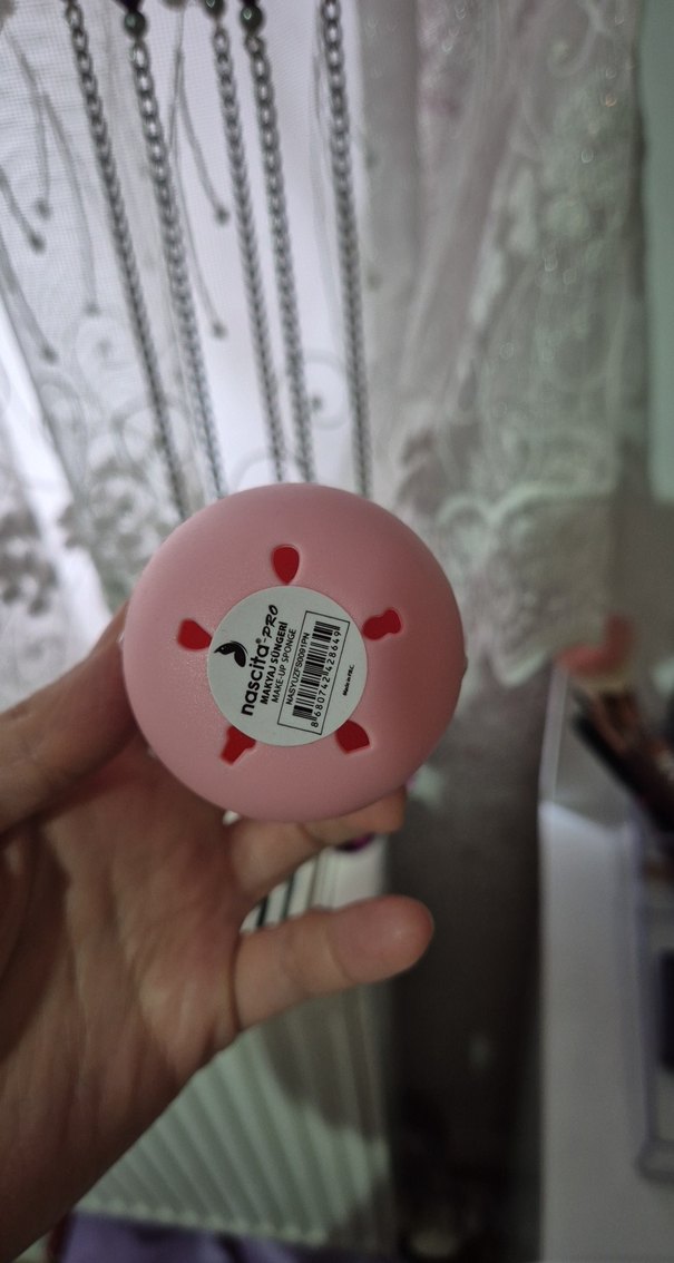 Pastel Pembe Makyaj Süngeri Nascita Pro - Görsel 2