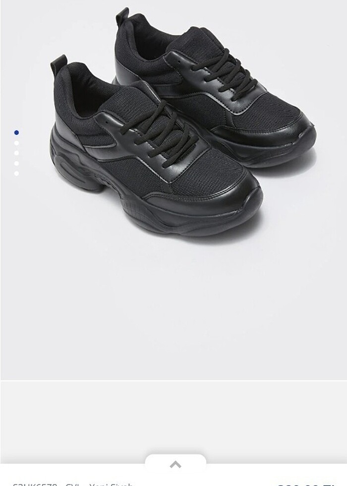 Lc waikiki siyah spor ayakkabı - Görsel 2