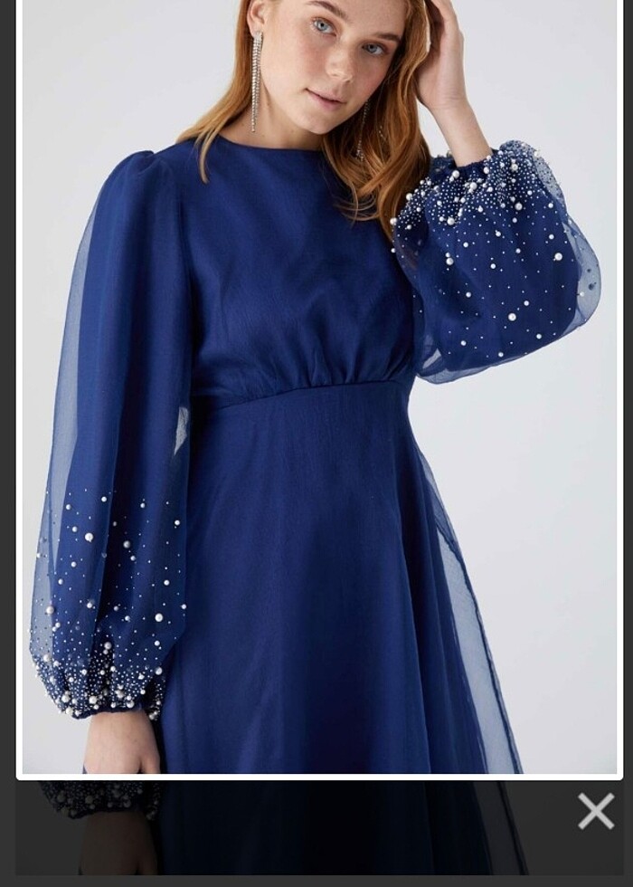 Manuka Organze Abiye - Görsel 2