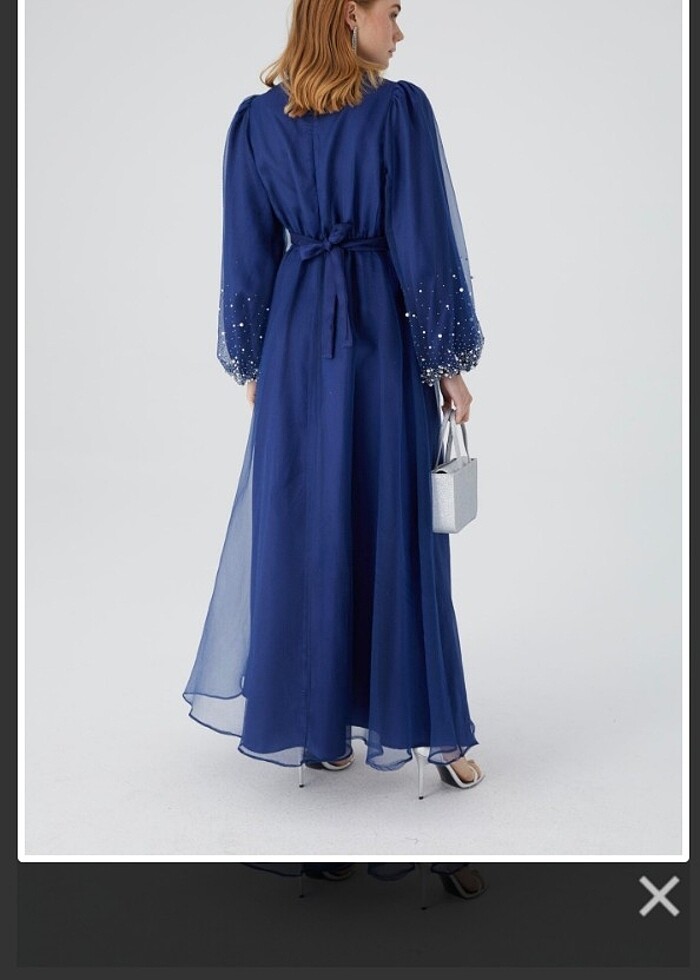 Manuka Organze Abiye - Görsel 3