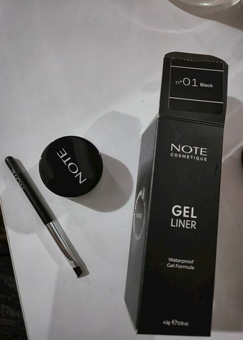 Note Siyah Jel Eyeliner No 01 - Görsel 2