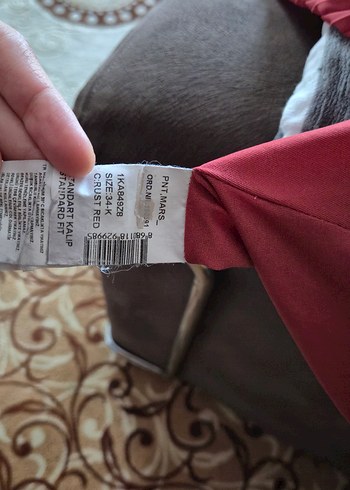 s Beden kırmızı Renk Lc Waikiki Etek