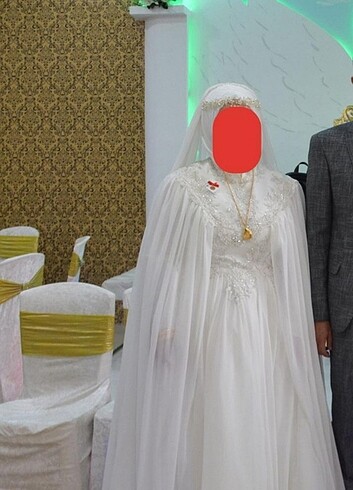 Şifon gelinlik