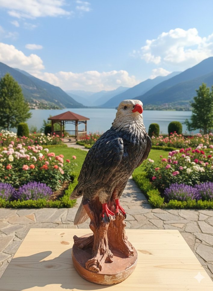 Renkli Kartal Figürin - Görsel 4