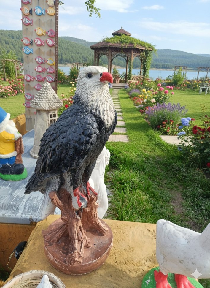 Renkli Kartal Figürin - Görsel 3