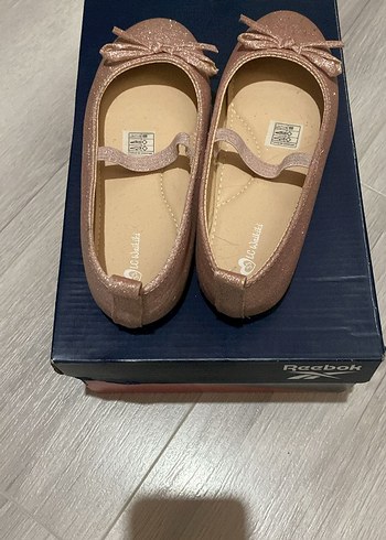 Pembe Parlak Kız Çocuk Babet Ayakkabı - Görsel 2