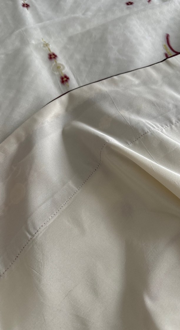 Bordo krem Yatak Örtüsü - Görsel 4