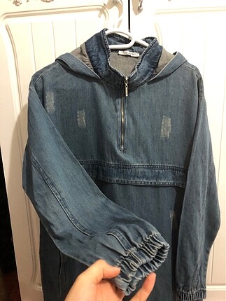 Denim sweatshirt