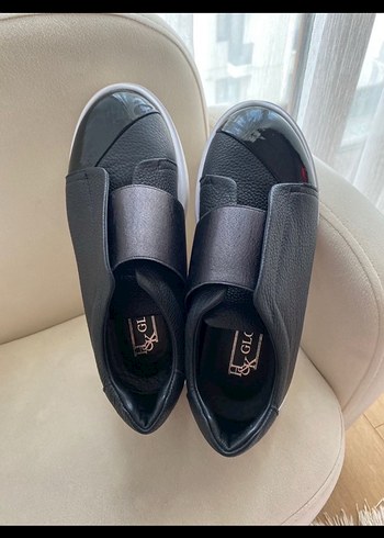 Kadın Siyah Platform Topuklu Sneakers - Görsel 3