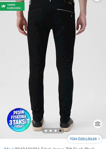 Orijinal Erkek Mavi Black Pro Pantolon - Görsel 7