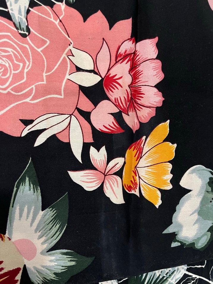 Çiçek Desenli Uzun Bohem Kimono - Görsel 4