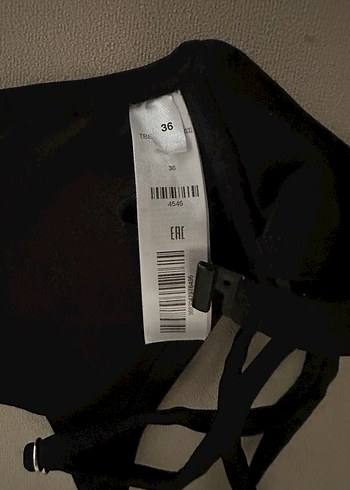 Siyah Strappy Kadın Bikini Üstü - Görsel 3