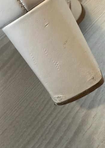 Bej Deri dizaltı Çizme - Görsel 5