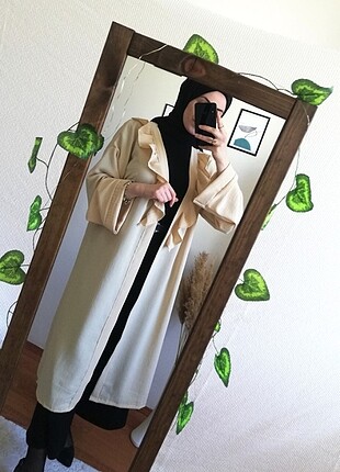 Fırfırlı kimono /abaya
