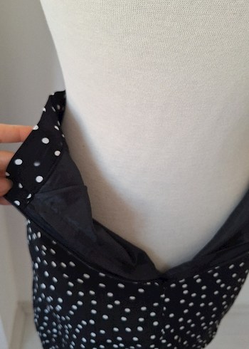 Puantiyeli Midi etek - Görsel 4