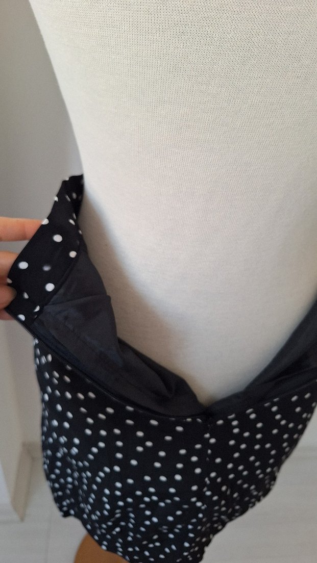 Puantiyeli Midi etek - Görsel 4