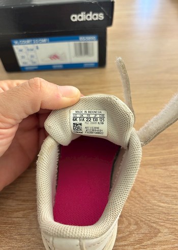 Kız Çocuk Pembe Adidas Velcro Spor Ayakkabı - Görsel 5