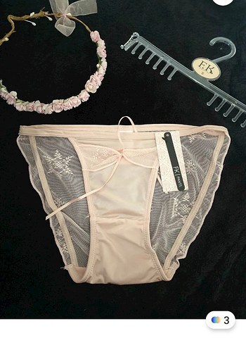 Beyaz Bohem Midi Kadın İç Çamaşırı - Görsel 2