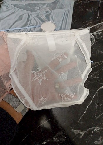 Beyaz Bohem Midi Kadın İç Çamaşırı - Görsel 4