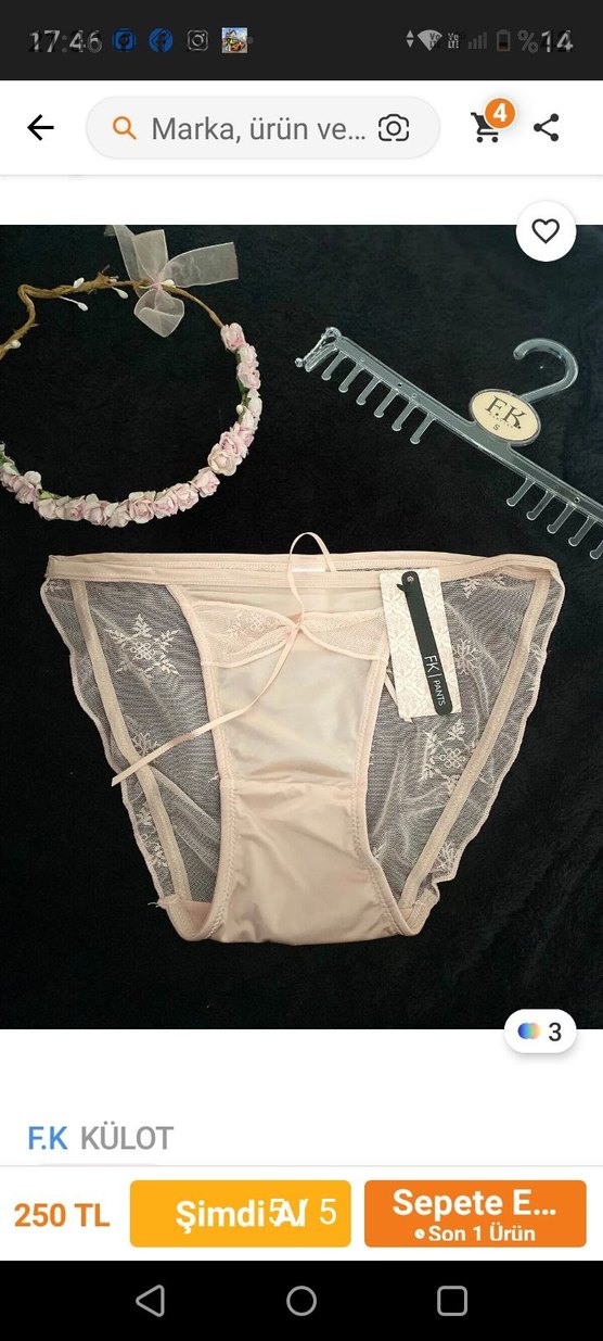 Beyaz Bohem Midi Kadın İç Çamaşırı - Görsel 2