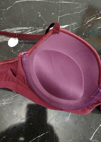 Bordo Sütyen 85 beden - Görsel 4