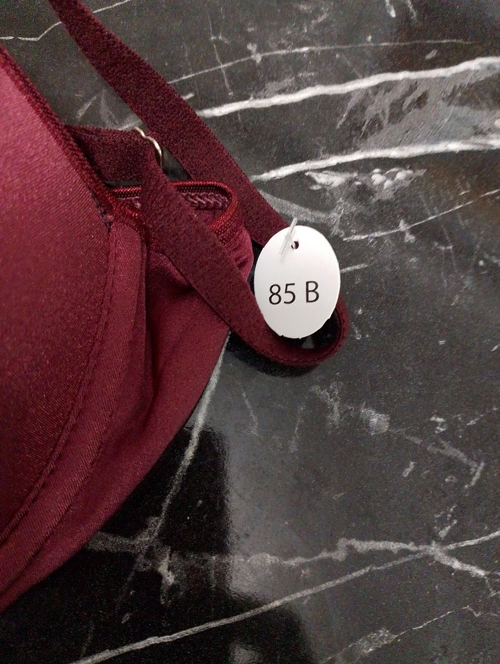 Bordo Sütyen 85 beden - Görsel 3