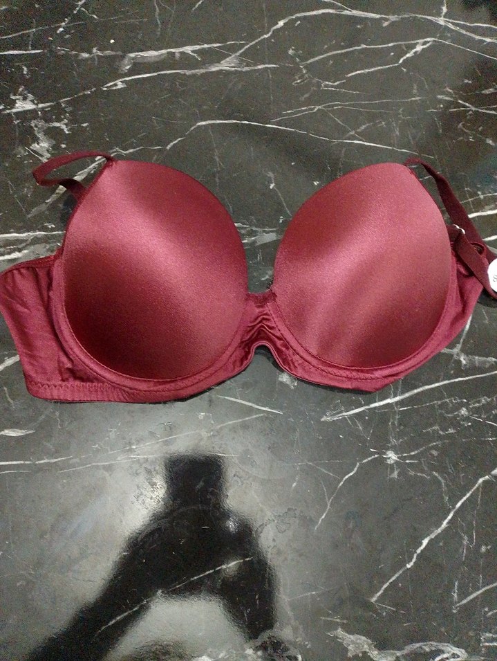 Bordo Sütyen 85 beden - Görsel 2