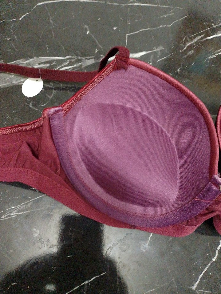 Bordo Sütyen 85 beden - Görsel 4