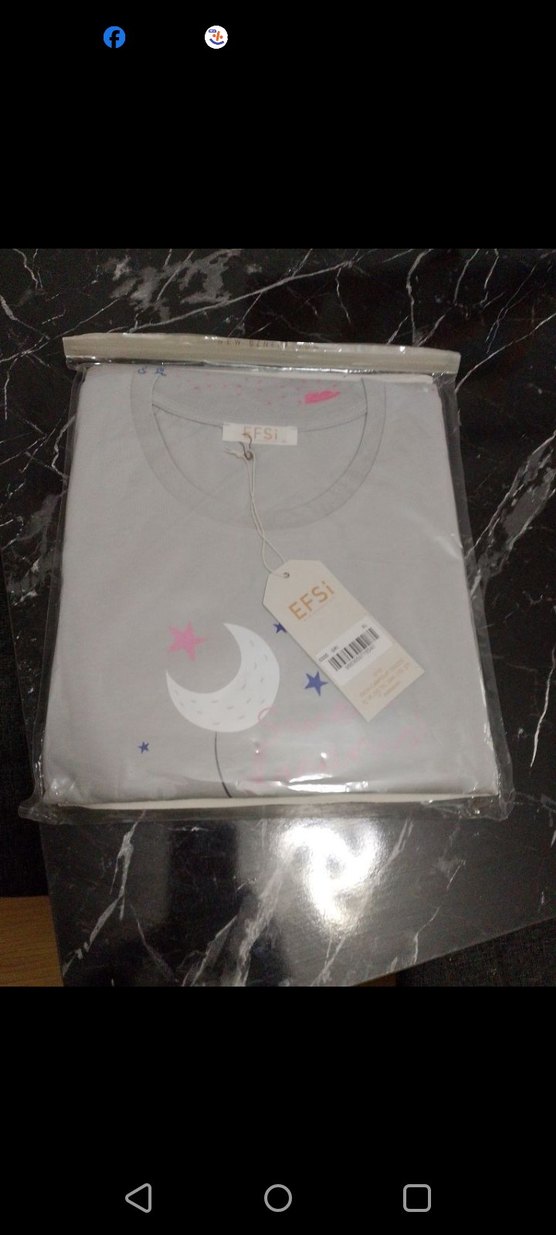 Gri, Baskılı, Uzun Kollu Kadın Pijama Takımı - Görsel 2