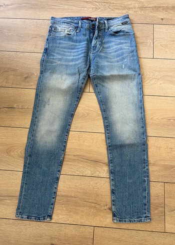 Parlak Mavi Regular Fit Erkek Denim Pantolon
