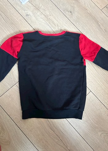 Beşiktaş Baskılı Kırmızı Siyah Erkek Sweatshirt - Görsel 4