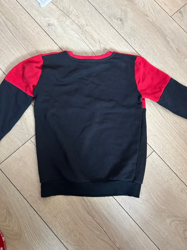 Beşiktaş Baskılı Kırmızı Siyah Erkek Sweatshirt - Görsel 4