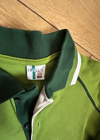 Erkek Çocuk Yeşil Uzun Kollu Polo Tişört - Görsel 2