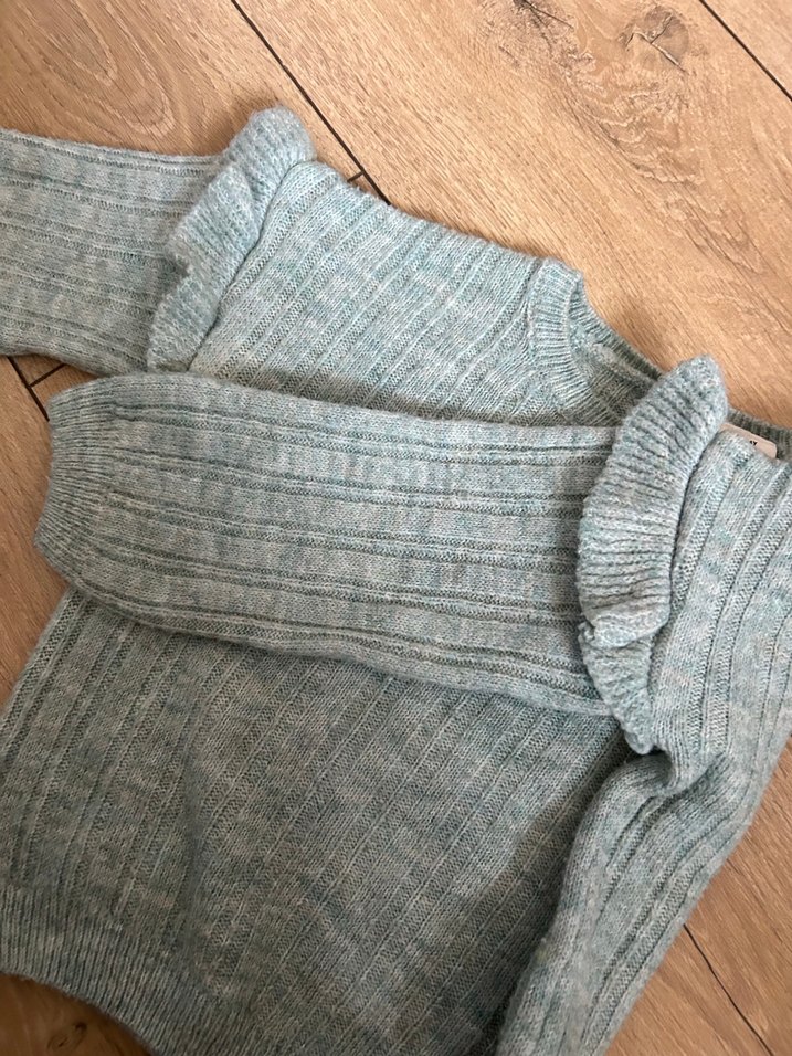 Gri Triko kız çocukKazak - Görsel 4