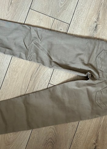Bej çocuk Keten Pantolon - Görsel 3