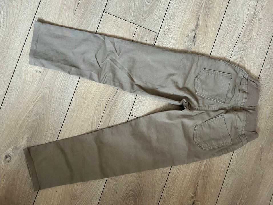 Bej çocuk Keten Pantolon - Görsel 3