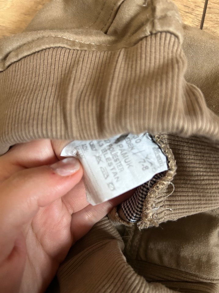 Erkek Çocuk Kemerli Gri Keten Pantolon - Görsel 2