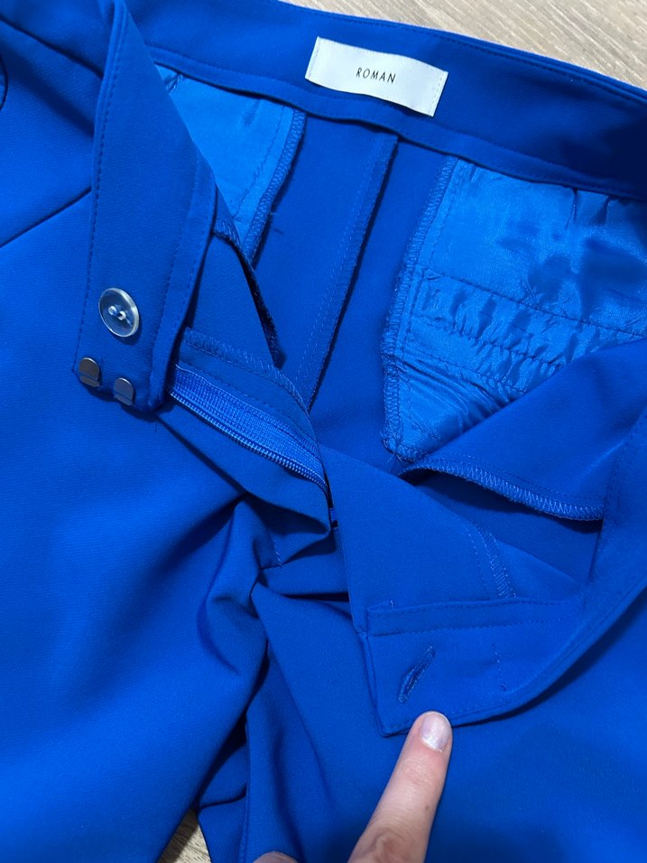 Mavi Kadın Ofis Kumaş Pantolon - Görsel 3