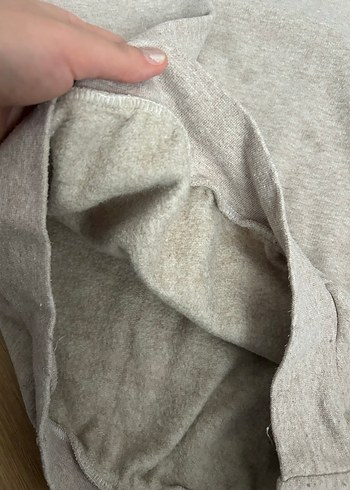 Gri Kadın Uzun Kollu Basic Sweatshirt - Görsel 3