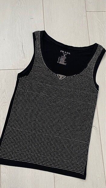 Prada taşlı atlet