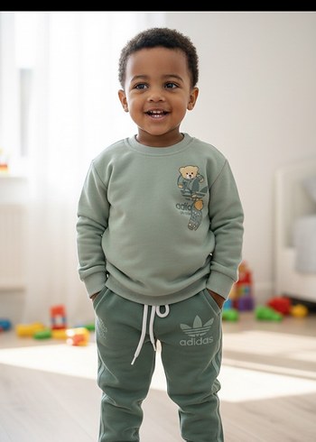 Unisex Çocuk Rahat Eşofman Takımı - Görsel 5