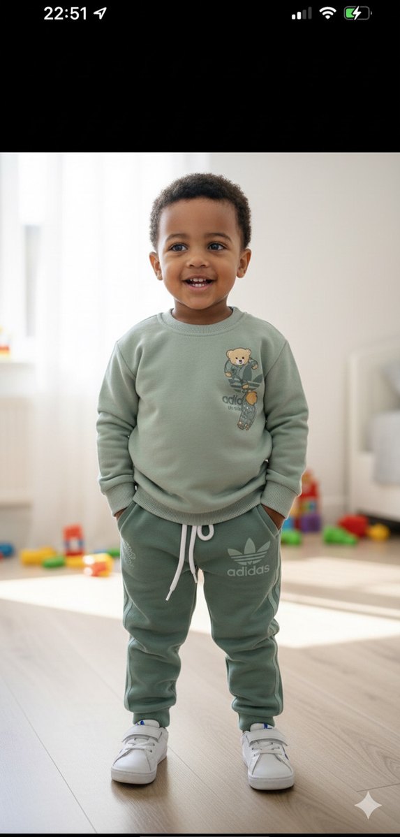 Unisex Çocuk Rahat Eşofman Takımı - Görsel 5