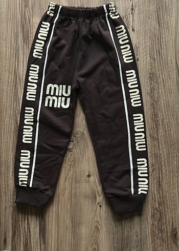 Miu Miu Kapüşonlu Kahverengi Eşofman Takımı - Görsel 3