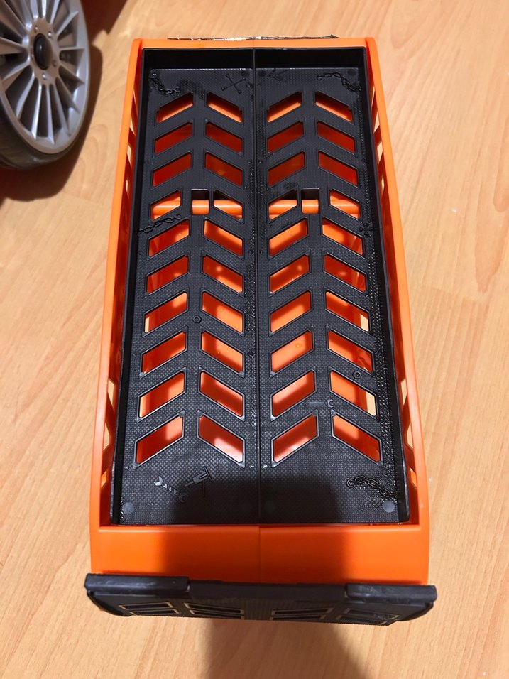 Turuncu Hot Wheels Monster Truck Oyuncak Araba - Görsel 4