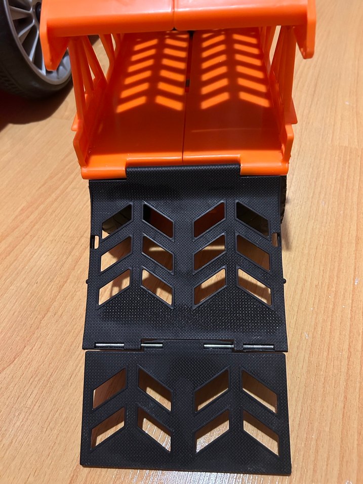 Turuncu Hot Wheels Monster Truck Oyuncak Araba - Görsel 5