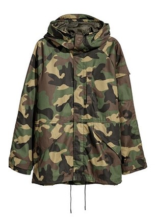 H&M Kamuflaj Ceket
