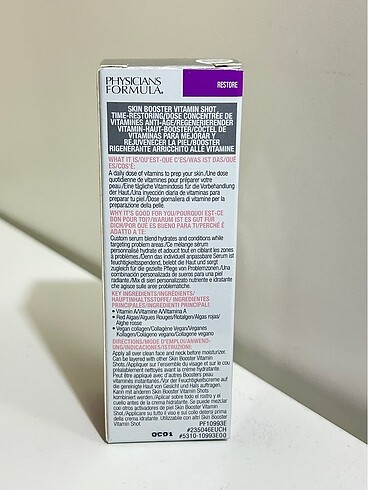  Beden Physicians Formula Vitamin Shot