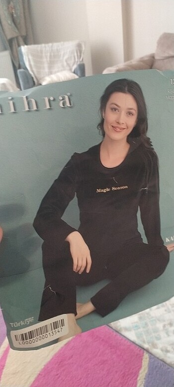 ince kadife pijamatakımı
